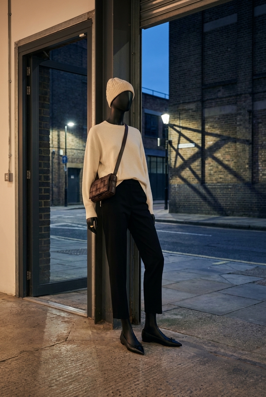 Textured Arrival, A moment of studied nonchalance at the Shoreditch venue entran
