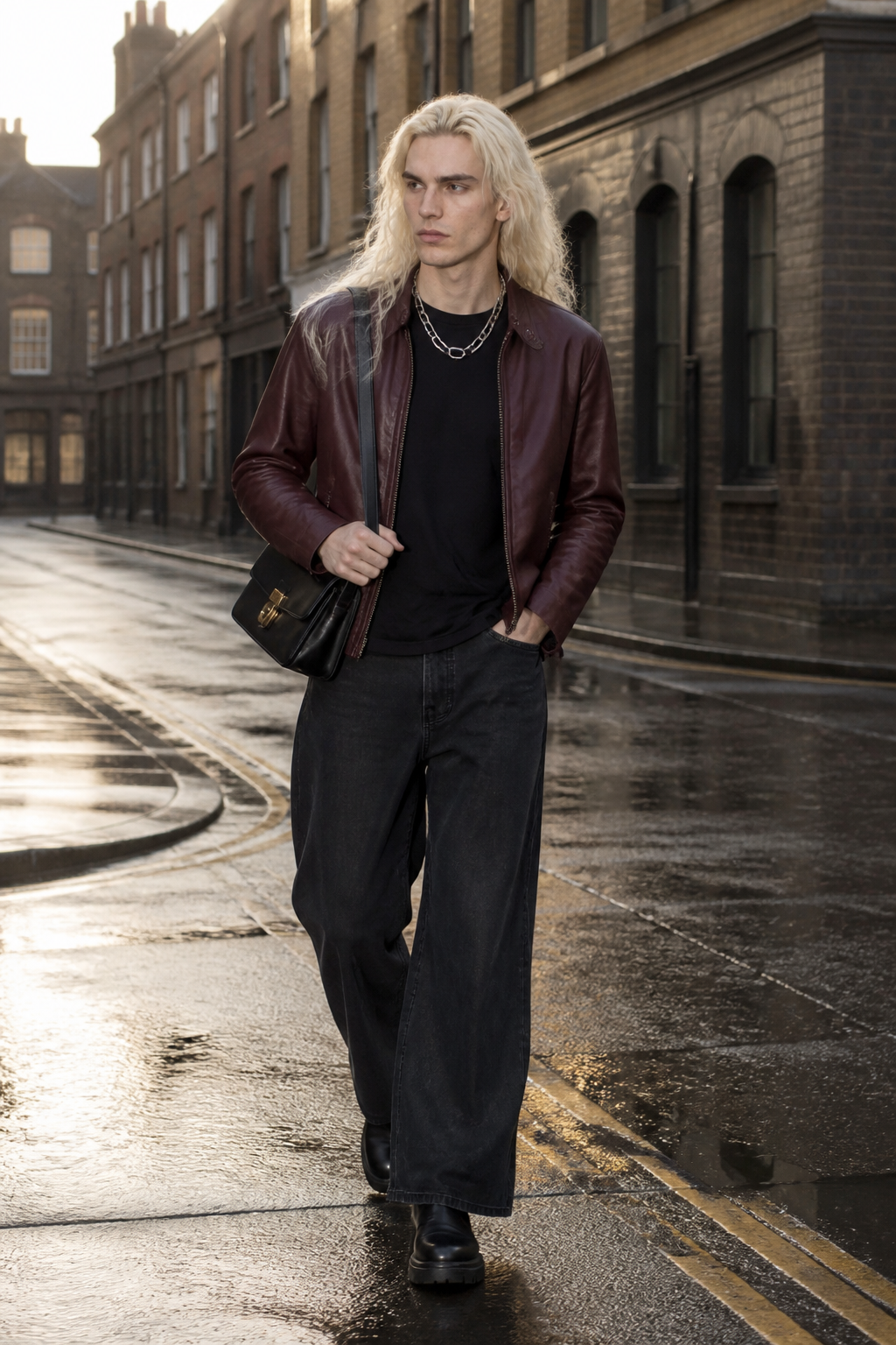 Leather & Concrete, styled for Lucas
