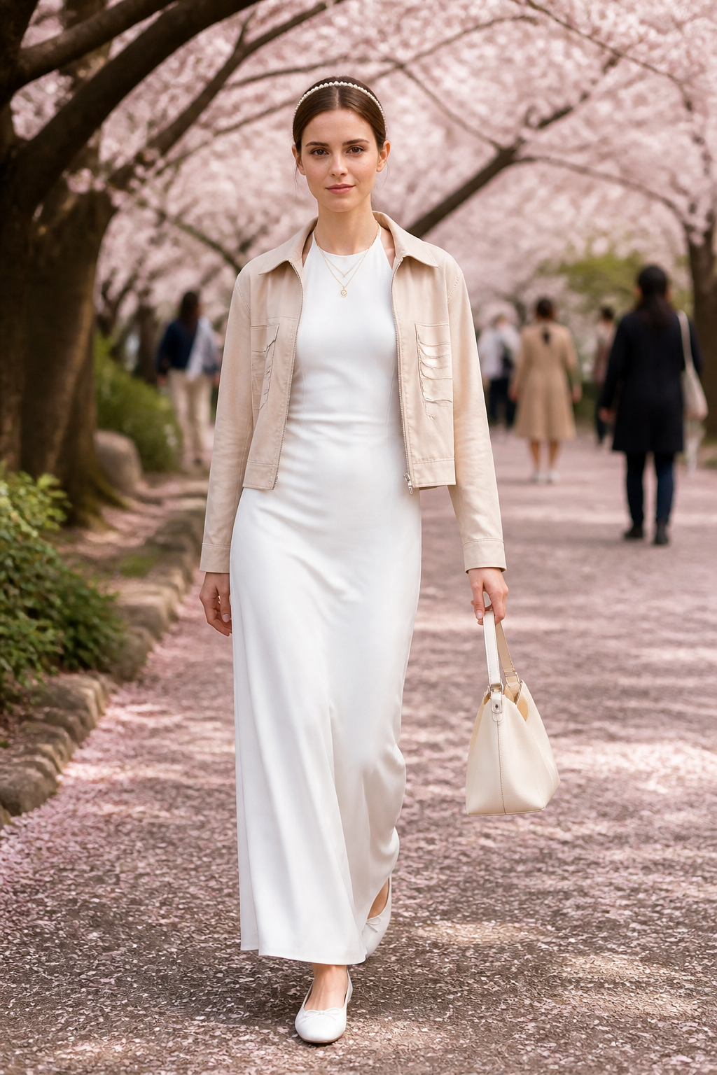 Sakura Silhouette, styled for Michiko